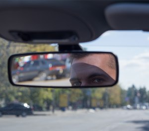 When driving home, you should be alert and aware. Look in your rearview mirror and make note of the vehicles you’re seeing. (Photo/Pixabay)