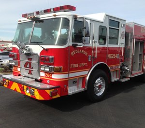 The Redlands Fire Department, which provides EMS services to the city, expects to increase its 41% cost recovery rate for fee-related services to 92% following fee changes approved by the city council. (Photo/Redlands Fire Department Facebook)