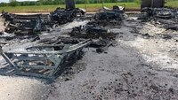Photos show charred aftermath of post-Harvey chemical plant fire