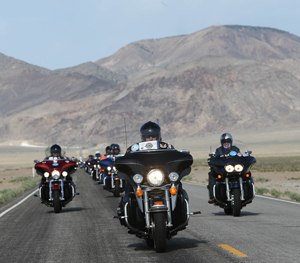 Over 200 people participate in the ride.