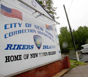 The president of the Correction Officers Benevolent Association said the two cases may signal a potential outbreak at the jail.
