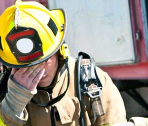 After years of service, firefighters and EMTs often suffer from both acute and chronic post-traumatic stress disorder.