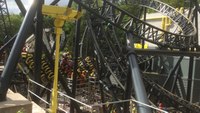 4 seriously injured after collision of roller coaster cars