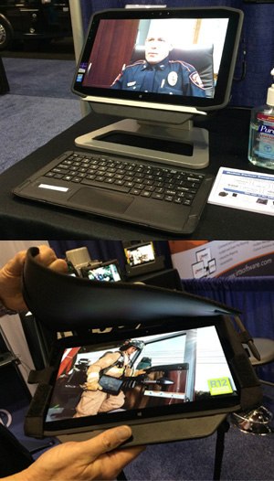 The R12 comes with a desktop docking station and an ultra-thin wireless magnetic keyboard with a kickstand for an easy transition from tablet to desktop computer.
