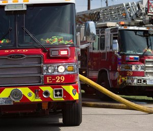 Captain Rogelio Loredo was suspended indefinitely without pay after pointing a gun at two fellow firefighters on Feb. 22.