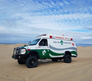 The group also concluded that the county is well-served through it’s contracts with Cal Fire and San Luis Ambulance Service. (Photo/ San Luis Ambulance Inc.)