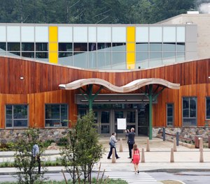 Sandy Hook Elementary School in Newton, Conn. was evacuated on Friday, Dec. 14, 2018 -- the sixth anniversary of the mass shooting -- after a bomb threat to the school.