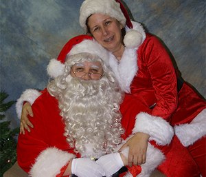 Rick Ackers with his wife, Holly.