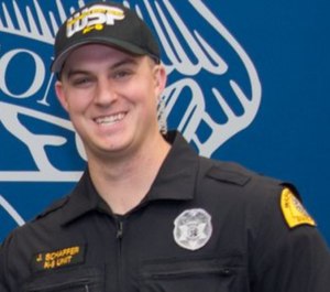 Trooper Justin R. Schaffer was struck and killed by a fleeing driver Tuesday afternoon while he was placing spike strips on the road during a police pursuit. (Photo/WSP)