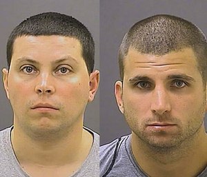 Andrew Nappi (left) and Scott Smith (right). (Baltimore Police Department via AP)