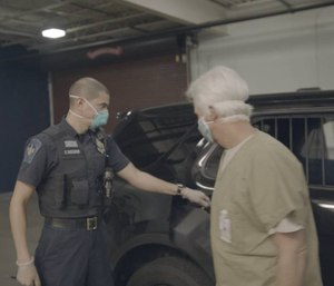 If you do need to transport an offender, many officials recommend placing a mask over the mouth of anyone coughing who has been arrested while in transit to jail.