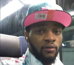 Donald Harrison posted a selfie on Facebook while sitting on a Greyhound bus out of town. (Facebook Image)