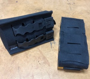 The Gunnar Inner Belt fastens simply by pulling the tail through a D-ring and folding it back to some strong hook and loop.