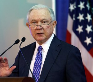 Pictured is U.S. Attorney General Jeff Sessions.