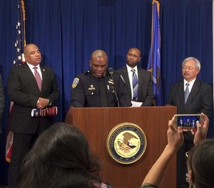 San Francisco interim police chief Toney Chaplin addresses the media in San Francisco, Wednesday, Oct. 12, 2016.