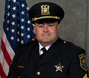 Sgt. Joseph Lazo died Thursday of injuries from a July 18 crash in Texas while riding with the 'Thin Blue Line' motorcycle club.