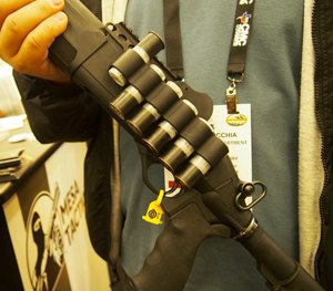 This extra cartridge holder is made of durable, impact resistant polymer.