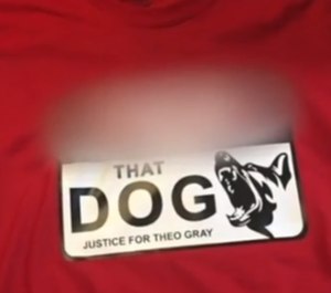 A Detroit man is selling T-shirts supporting a man who killed a police K-9.