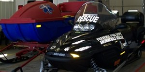 Many fire departments have turned to snowmobiles and ATVs as important apparatus for search and rescue operations.