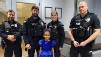 'Thank you for all you do and for keeping us safe': 5-year-old goes on officer appreciation tour