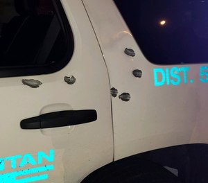 A suspect shot through a St. Louis police cruiser July 26, 2020, injuring three officers.