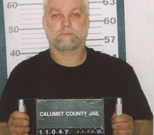 Steven Avery's mugshot, as shown in the documentary