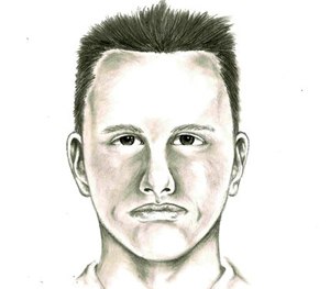 This undated artist rendition provided by the Las Vegas Metropolitan Police Department shows a composite sketch of a suspect whom they believed was involved in a road rage shooting in Las Vegas on Feb. 12, 2015. (AP Image)