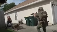 Bodycam video shows suspect attempting to stab police K-9 during standoff with Fla. officers