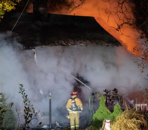 Two were killed in a fire at a historical home in Sykesville, Maryland on Nov. 7. Investigators say no smoke detectors were found among the ruins of the building. (Photo/Sykesville Freedom District Fire Department Facebook)