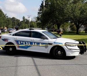 Tallahassee police investigate the scene of multiple stabbings, Wednesday, Sept. 11, 2019 in Tallahassee, Fla.