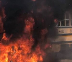 The Tamarac Fire Department responded to a school bus fire.