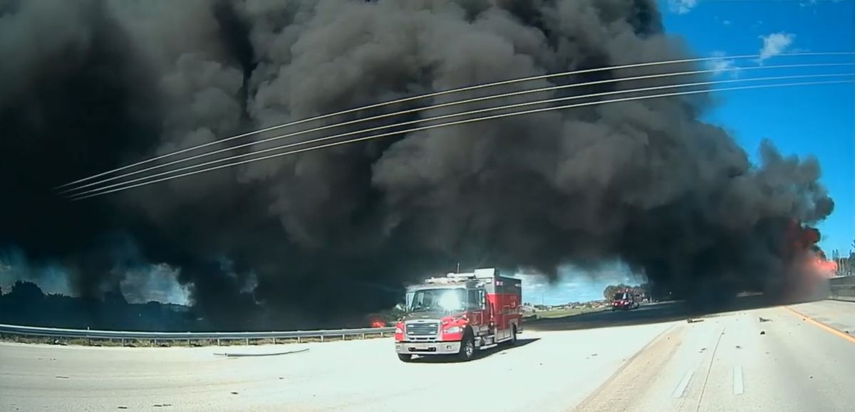 Video: 5 Hurt, 3 Critically, After Fuel Tanker Overturns, Explodes On I ...