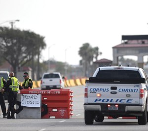 The entrances to the Naval Air Station-Corpus Christi were closed Thursday following an active shooter threat. (Photo/TNS)