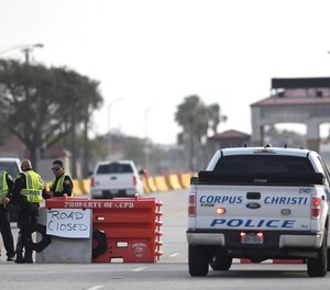 The entrances to the Naval Air Station-Corpus Christi were closed Thursday following an active shooter threat.