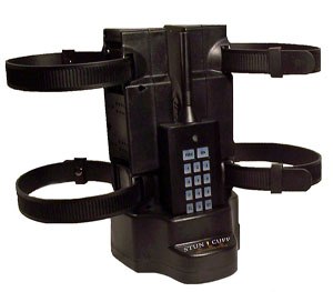 The Stun-Cuff wireless prisoner control device is used during prisoner transport. (Image Stun-Cuff)