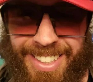 CO Matthew Tidman is pictured in a photo from the GoFundMe set up to raise funds for his family. Tidman is hospitalized and on life support after an inmate hit him in the head with a barbell. (Photo via GoFundMe)