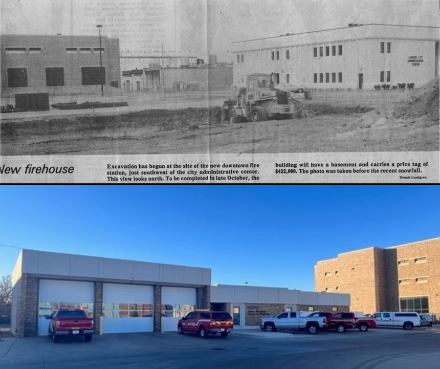 The Central Fire Station has come a long way since 1982! 