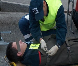 Triage is the assignment of degrees of urgency to wounds or illnesses to decide the order of treatment of a large number of patients or casualties.