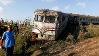 43 dead, 22 injured in train collision in northern Egypt 