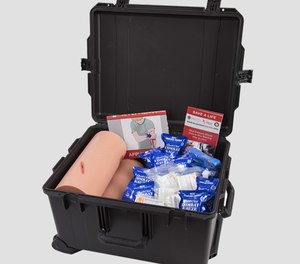 The Stop the Bleed Training Kit Grant program will provide free Stop the Bleed Training Kits, valued at $1,000, to selected applicants to conduct courses and participate in National Stop the Bleed Day on May 21. The kits include instructional booklets, tourniquets, gauze, gloves and Z-Medica Trauma Trainer legs. (Photo/Stop the Bleed)