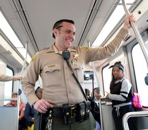 Los Angeles County Sheriff's Deputy Austin Guastialli is one of a dozen known transgender deputies in the department
