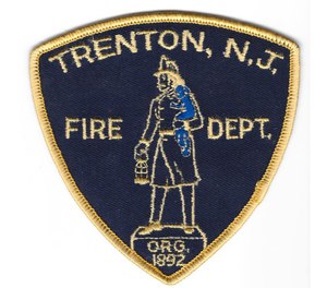 For many years, Trenton firefighters have worn a patch on their uniforms depicting a local statue known as the Iron Fireman.