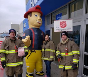 Five groups of first responders are competing in the Salvation Army's