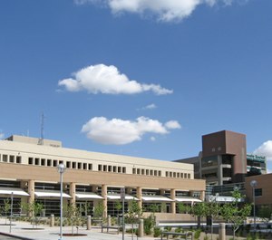 The University of New Mexico Hospital has banned San Juan Regional Medical Center from landing its helicopters on the hospital's helipad for 10 days after a reported policy violation. (Photo/AllenS, Wikimedia Commons)