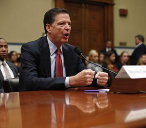 FBI Director James Comey testifies on Capitol Hill in Washington, Wednesday, Sept. 28, 2016, before the House Judiciary Committee hearing on 'Oversight of the Federal Bureau of Investigation.' (AP Photo/Pablo Martinez Monsivais)