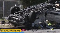 1 killed, 8 injured as SUV, van collide in L.A.