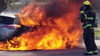Firefighter safety reminder: Car fires are Class B fires