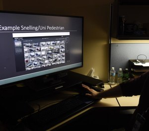 Investigators use BriefCam to speed up their search for something specific in surveillance footage, like a man wearing white or a blue car.