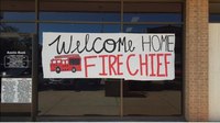 Video: Texas community welcomes fire chief home after 93-day hospital stay