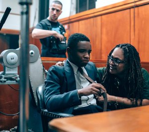 Ava DuVerney, right, is accused of defaming an interrogation system in her Netflix miniseries
